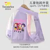 Cazadores de Demonios Kpop Chica Cazadora de Demonios Grupo de Chicas Chaqueta con Cremallera Pantalones Conjunto de Dos Piezas Estilo Occidental Cárdigan Sudadera