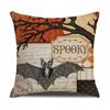 Almofada Impressa com Padrão Vintage de Halloween da Amazon Atacado Nova Almofada Decorativa para Sofá de Feriado Almofada