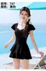 Jiaomengqian747 Maiô Feminino Adulto Estilo Saia Peça Única Moda Praia para Meninas Estudantes Moda Praia Conservadora Atacado