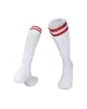 Meias de Futebol com Base de Toalha Espessa, Longas Respiráveis, Absorventes de Umidade, Antiderrapantes Esportivas, Meias de Futebol Infantil Listradas Acima do Joelho