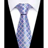 Gravata Listrada Profissional de Negócios Masculina 8cm Gravata de Poliéster Personalizada Feita à Mão Gravata Masculina Fabricante de Gravatas Shengzhou