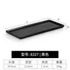 Bandeja Xiangyuanmei Plato Rectangular de Plástico Bandeja para Pan Taza de Almacenamiento para Artículos de Tocador Comerciales Plato para Servir