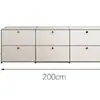 Armário Lateral Modular Combinado de Aço Inoxidável Estilo Coreano Simples ins Internet Popular Armário de Armazenamento Casa