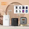 Cargador de Pared para Teléfono Móvil de Doble Puerto USB+Tipo-C Transfronterizo Nuevo, Estándares Europeos y Americanos, Cargador de Carga Rápida Multi-Protocolo de 33W