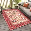 Alfombra de Lujo Ligero Estilo Americano Alfombra de Estilo Étnico para Sala de Estar Junto a la Cama Alfombra Persa Retro para Mesa de Café Cojín para Sofá Alfombra para Habitación de Casa de Huéspedes
