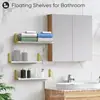 Estante de madera de pared transfronterizo, estantería para sala de estar, estante flotante de pared, especiero de cocina