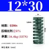 Molde de Resorte de Compresión de Primavera Verde Molde de Resorte Doméstico 65Mn Resorte Tf Alambre Plano de Alta Resistencia Compresión Estándar Japonés Resorte Rectangular