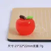 Maçã Luminosa Tridimensional Brinquedo Alimentício Desenho Animado Artesanal Acessórios DIY Cola Creme Resina Peças Pequenas Materiais para Grampo de Cabelo