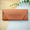 Estuche de Cuero Hecho a Mano para Gafas Bolsa de Almacenamiento para Gafas de Miopía de Gama Alta Estuche de Gafas con Tapa Magnética Bolsa para Gafas de Sol