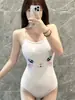 Maiô Japonês Estilo Anime Peça Única para Mulheres, Corrida, Macio, Fofo, Anime, Secagem Rápida, com Bojo, Natação para Iniciantes