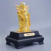 Ventas Directas de Fábrica Terciopelo Arena Dorada Adornos del Dios de la Riqueza Estilo Chino Creativo Regalos Promocionales para Eventos de Compañía de Seguros de Fortuna Tienda 4S