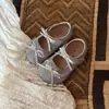 Zapatos de Verano Estilo Coreano para Bebé Niña con Lazo Rosa Estilo Princesa Zapatos de Cuero Calados Suela Suave Zapatos Dulces para Bebé y Niños Pequeños para Niñas