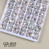 Nova Arte de Unhas K9 Ovo de Pombo Açúcar Cristalizado Sem Base, Decorações de Strass Empilhadas, Arte de Unhas Finalizada Luxuosa Brilhante com Strass Empilhados para Decoração