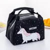 Bolsa Lancheira Estudantil Criativa Desenho Animado Bolsa de Lanche Infantil Bolsa de Lanche Bolsa de Armazenamento Bolsa Térmica de Inverno