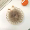 Estilo Coreano Coelho Fofo Orelhas de Pelúcia Anel de Cabelo Intestino Grosso Novo Estilo Faixa de Cabeça para Rabo de Cavalo Elástico Fofo Fada Outono e Inverno Acessório de Cabeça