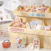Cinta Troquelada Chica Salsa de Tomate Serie Vida Dulce y Sanadora Mano Alzada Sanadora Decoración de Collage Creativo DIY 6 Estilos