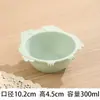 Tazón de Bocadillos de Paja de Trigo Japonés para Niños Vajilla para Bebés Tazón para Comer Anticaída Dibujo Animado Lindo Búho Tazón con Cuchara