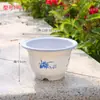 Maceta redonda de plástico de alta calidad para plantas verdes, grande, extragrande, engrosada, para balcón, maceta para suculentas, plato