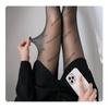 Zhang Huimei Medias de Seda Delgadas con Costuras de Rayas Verticales Laterales para Mujer Verano Delgadas Sexy Negras de Seda Antigancho Pantimedias