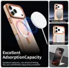 Funda para Teléfono Móvil Adecuada para iPhone 17 Pro Max Color Caramelo Succión Magnética Apple 17 Translúcido Mate Textura Piel Cubierta Protectora