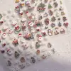 Nuevas Pegatinas Navideñas de Dibujos Animados para Uñas Copo de Nieve 3D Árbol de Navidad en Relieve Calcomanías de Uñas de Alta Calidad con Adhesivo