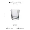 Nuevo Vidrio de Vino de Lujo Ligero de Alto Valor con Raya Vertical Copa de Vino Vidrio de Cristal Copa Alta de Cinco Puntas Copa de Whisky