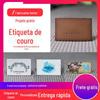 Fornecimento de Etiquetas de Couro para Roupas, Etiquetas de Couro PU, Logo Personalizado em Relevo, Vestuário Jeans, Etiquetas para Têxteis Domésticos, Personalização de Marca Tendência