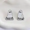 Broche de Fantasma Divertido Transfronterizo de Halloween Venta al por Mayor Estilo Divertido Accesorios para Ropa Insignia Pin Venta al por Mayor