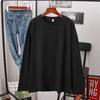 Camiseta Branca de Manga Longa Selecionada Cuidadosamente para Mulheres, Top Estiloso para Início da Primavera e Outono 2026, Estilo Coreano, Caimento Solto, Adequada para Usar por Cima ou em Camadas, Transfronteiriça