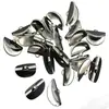 Accesorios para Pendientes de Acero Inoxidable Hebilla de Clip de Caballo Semicircular Abanico Semicircular Accesorios para Joyería DIY Clip Cinta Borla Joyería