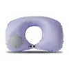 Fabricante Original Almohada Inflable en Forma de U Se Puede Personalizar Logo Regalo Evento Venta al por Mayor Portátil Viaje Almohada para Cuello Almohada Inflable