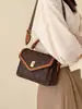Bolso de Mano de Lujo Vintage Louis Fanghua Bolso Casual Modelo Nuevo 2026 Bolso Cruzado Texturizado Bolso Sobre Versátil para Hombro