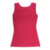Camiseta Base Acolchada Cuello Cuadrado Sensación de Segunda Piel Zeriluna, Suave y Cómoda al Tacto, Ligera y Transpirable, Camiseta sin Mangas para el Día a Día Amigable con la Piel