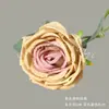 Buquê único de rosa princesa artificial para decoração de cena de casamento, material DIY, flor artificial para arranjo decorativo