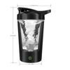 Copo misturador de proteína em pó para esportes e fitness, totalmente automático, com carregamento, copo de café integrado, copo de mão