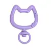 Cabeza de Gato Colorida Broche de Resorte Accesorios para Joyería DIY Accesorios de Llavero Abierto de Aleación Amuletos para Bolsos Cuentas para Joyería
