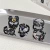 Diablo Gothic Style Personalizado Raven Diamond Anel de Abertura Personalizado Devil Wings Sweet and Cool Love Thorns Acessórios para Mulheres