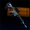 Merchandise Pacífica de Pubg Chaveiro Modelo de Liga de Arma M416 Osso de Dragão Dourado Brinquedo Pingente 16cm