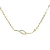 Colar Europeu e Americano de Anéis Transfronteiriços para Mulheres, Design de Nicho, Zircônia Exquisita, Corrente de Clavícula de Luxo Leve, Colar Elegante e de Alta Gama