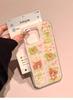 Rilakkuma de Flores Japonés y Coreano Adecuado para Funda de Teléfono Móvil Apple 16Promax Iphone15 Soporte 13 Bolso 14 Lindo