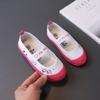 Zapatos de Lona para Baile Estilo Nuevo 2026 para Niños y Niñas, Zapatos Escolares para Niños, Zapatos Blancos sin Cordones, Venta al por Mayor desde el Fabricante
