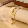Collar con Borla de Monedas de Cobre para Mujer, Nuevo Estilo Chino con Diseño Hueco, Elegante y de Moda con Diseño de Moneda, Cadena para Clavícula de Gama Alta de Nicho