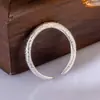 Anillo Brillante para Mujer con Diseño Mate, Estilo Minimalista de Alta Gama, Anillo Abierto Versátil y Ajustable para el Dedo Índice
