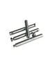 Haste de Conexão/Haste de Suporte para Guarda-corpo Barra Redonda de Aço Inoxidável Pino Acessórios de Suporte para Máquinas Transportadoras Haste Dentada Interna/Externa