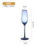 Copa Azul de Cristal Hecha a Mano Personalizada Copa de Vino de Alto Valor Copa de Vino con Borde Dorado Set de Copas de Vino Base de Home