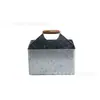 Cubo de Hielo Cuadrado Transfronterizo Cesta para Cuchillos y Tenedores de Hierro Galvanizado Barril para Palillos Barril para Vajilla Barril para Cuchillos y Tenedores Cesta tipo Bolsón Cubo de Hielo