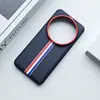 Adequado para Capa de Celular Xiaomi 15Ultra, Listras Coloridas em Blocos, Capa Protetora 14Ultra, Capa 13Uultra Anti-Queda com Cobertura Total