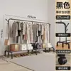 Tendedero de balcón, tendedero móvil de pie con ganchos, almacenamiento para dormitorio, tendedero de doble barra