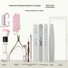 Conjunto de Ferramentas para Cuidado de Manicure, Caneta Nutritiva para Borda das Unhas Hidratante, Amaciador, Tira Polidora, Manicure, Tesoura Removedora de Cutículas Venda por Atacado