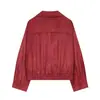 Chaqueta de Cuero con Textura de Gamuza para Mujer, Estilo Europeo y Americano Transfronterizo, Nueva Moda 2026 4341783